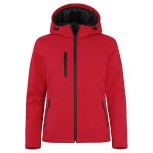 Clique Womens/Ladies Padded Soft Shell Jacket / Red
